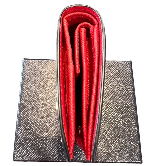 PRADA - 2019 Collection by Miuccia Prada & Raf Simons Frankenstein Rose Wallet - Picture 6 of 10